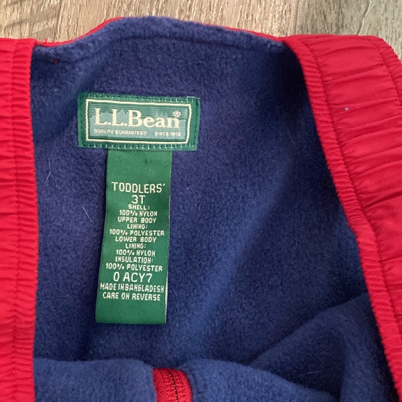 LL Bean Toddler Bib Snowpants (3T) - Picture 3 of 3